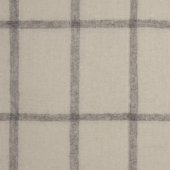 British Native Breed 100% Wool Throw Cream Large Check