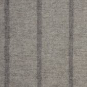 British Native Breed 100% Wool Throw Taupe Stripe